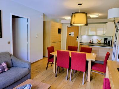 Rent in ski resort 3 room apartment 6 people (403) - Résidence des Monarques - Les Arcs - Living room