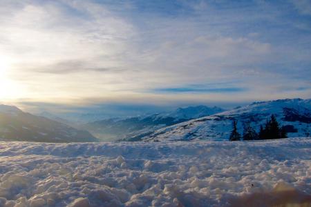 Location au ski Studio coin montagne 5 personnes (13R) - Résidence Haut de l'Adret - Les Arcs - Extérieur hiver