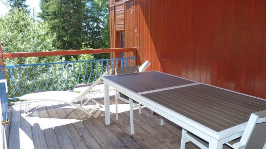 Wynajem na narty Apartament 4 pokojowy z alkową 8 osób (102) - Résidence l'Aiguille des Glaciers - Les Arcs - Balkon