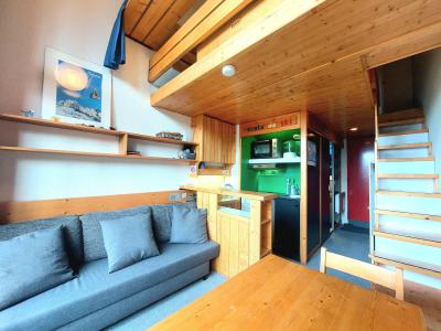 Ski verhuur Appartement duplex 2 kamers 5 personen (1501) - Résidence l'Aiguille Grive 1 - Les Arcs - Woonkamer