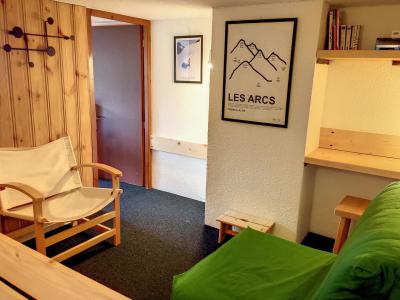 Ski verhuur Studio mezzanine 4 personen (1505) - Résidence l'Aiguille Grive 1 - Les Arcs - Woonkamer