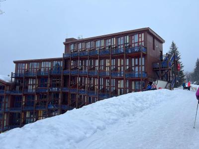 Location au ski Appartement 3 pièces mezzanine 6 personnes (709) - Résidence l'Aiguille Grive Bât I - Les Arcs - Extérieur hiver
