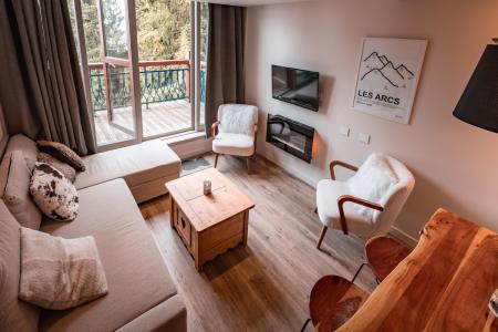 Alquiler al esquí Apartamento 2 piezas mezzanine para 5 personas (1348) - Résidence l'Aiguille Grive Bât I - Les Arcs - Estancia