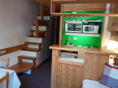 Ski verhuur Appartement 1 kamers mezzanine 5 personen (340) - Résidence l'Aiguille Grive Bât I - Les Arcs - Keuken