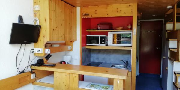 Rent in ski resort Studio mezzanine 5 people (205) - Résidence l'Aiguille Grive Bât II - Les Arcs - Kitchen