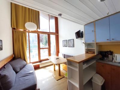 Skiverleih Studio Schlafnische 5 Personen (412) - Résidence l'Alliet - Les Arcs - Wohnzimmer