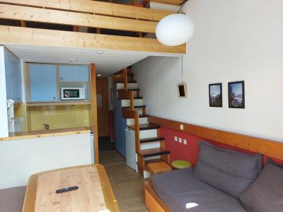 Skiverleih Studio Schlafnische 5 Personen (412) - Résidence l'Alliet - Les Arcs - Wohnzimmer