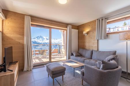 Skiverleih 4-Zimmer-Appartment für 8 Personen (B41) - Résidence L'Ecrin - Les Arcs - Wohnzimmer