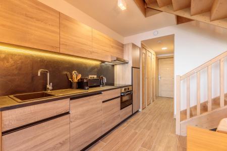 Rent in ski resort 3 room apartment 6 people (111) - Résidence le Ridge - Les Arcs - Kitchen
