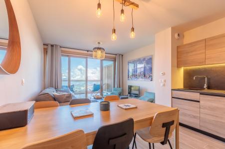 Skiverleih 3-Zimmer-Appartment für 6 Personen (111) - Résidence le Ridge - Les Arcs - Wohnzimmer