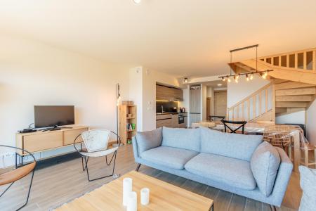 Rent in ski resort 4 room apartment 10 people (110) - Résidence le Ridge - Les Arcs - Living room