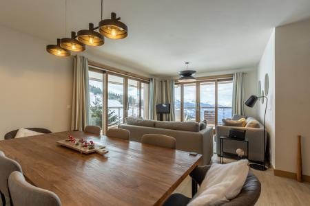 Ski verhuur Appartement 4 kamers bergnis 10 personen (203) - Résidence le Ridge - Les Arcs - Woonkamer