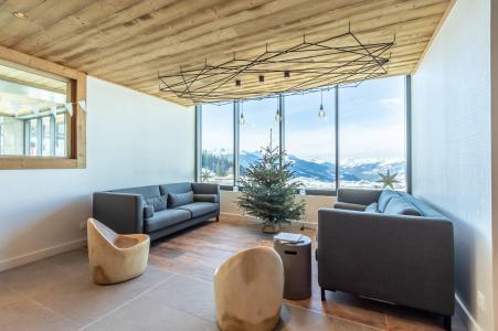 Ski verhuur Résidence le Ridge - Les Arcs - Woonkamer