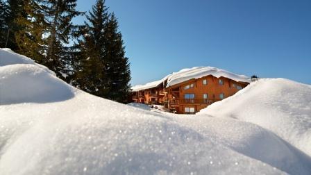 Location au ski Appartement 2 pièces 4 personnes (E8) - Résidence les Alpages de Chantel - Les Arcs - Extérieur hiver