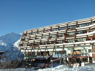 Location au ski Résidence les Arolles - Les Arcs - Extérieur hiver