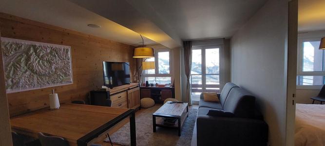 Wynajem na narty Apartament 3 pokojowy 6 osób (318) - Résidence Les Chardons - Les Arcs - Pokój gościnny