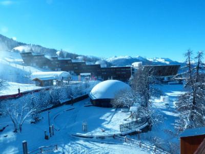 Location au ski Studio coin montagne 5 personnes (361) - Résidence les Charmettes - Les Arcs - Extérieur hiver