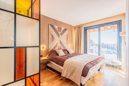 Rent in ski resort 3 room apartment 4 people (C10) - Résidence les Cristaux - Les Arcs - Master bedroom