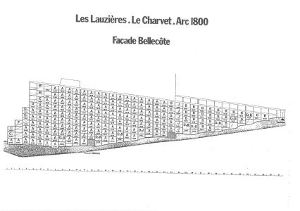 Soggiorno sugli sci Résidence les Lauzières - Les Arcs - Mappa