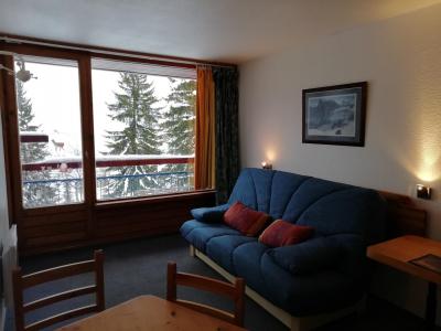 Rent in ski resort Studio sleeping corner 5 people (275) - Résidence les Lauzières - Les Arcs - Living room