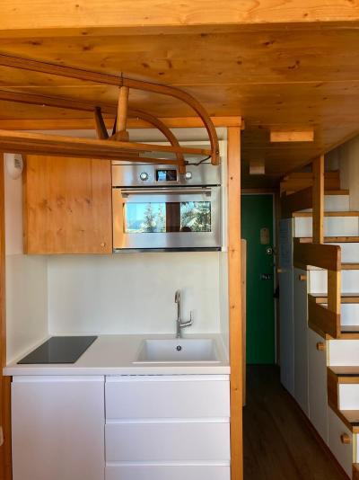 Wynajem na narty Apartament triplex 2 pokojowy 6 osób (235) - Résidence les Mirantins 2 - Les Arcs - Aneks kuchenny