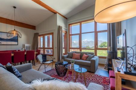 Rent in ski resort Apartment 5 rooms duplex 8 pax (704) - Résidence les Monarques - Les Arcs - Living room