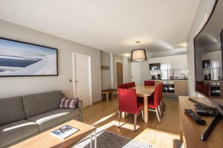 Ski verhuur Appartement 4 kamers 6 personen (301) - Résidence les Monarques - Les Arcs - Woonkamer