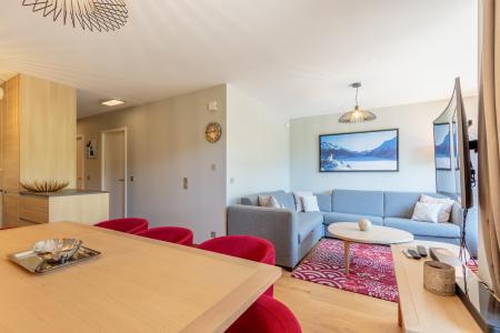 Ski verhuur Appartement 4 kamers 7 personen (912) - Résidence les Monarques - Les Arcs - Woonkamer