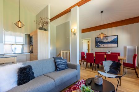 Ski verhuur Appartement 5 kamers 8 personen (704) - Résidence les Monarques - Les Arcs - Woonkamer