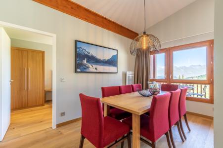 Ski verhuur Appartement 5 kamers 8 personen (704) - Résidence les Monarques - Les Arcs - Woonkamer