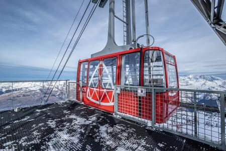 Ski verhuur Résidence Les Souverains - Les Arcs - Buiten winter