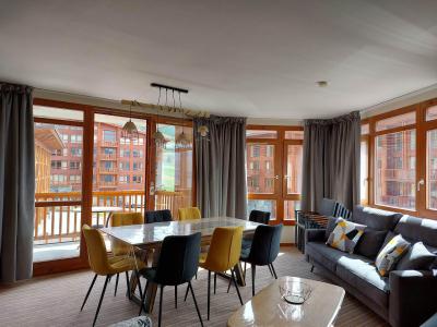 Ski verhuur Appartement 3 kamers 8 personen (200) - Résidence Les Souverains - Les Arcs - Woonkamer