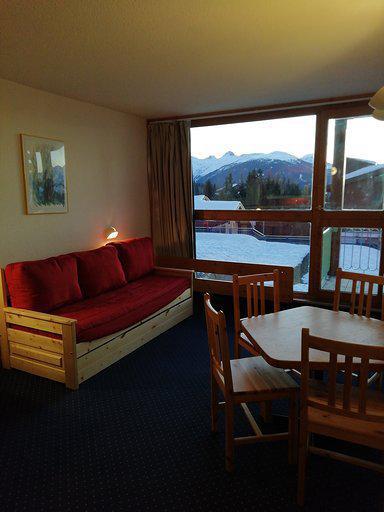 Rent in ski resort 2 room apartment 5 people (1112) - Résidence les Tournavelles - Les Arcs - Living room