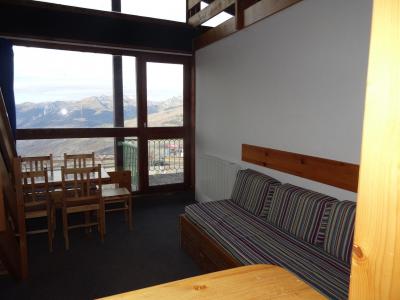 Ski verhuur Appartement 2 kamers 7 personen (423) - Résidence les Tournavelles - Les Arcs - Woonkamer