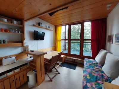 Skiverleih Mezzanin-Studio für 5 Personen (224) - Résidence Mirantin 2 - Les Arcs - Wohnzimmer