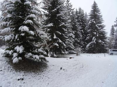 Location au ski Studio coin montagne 4 personnes (117) - Résidence Miravidi - Les Arcs - Extérieur hiver