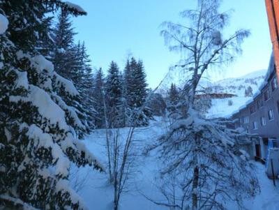 Location au ski Studio 2 personnes (151) - Résidence Nova - Les Arcs - Extérieur hiver