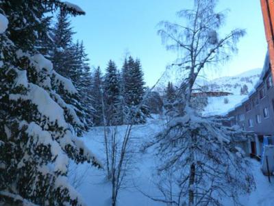 Location au ski Studio 2 personnes (151) - Résidence Nova - Les Arcs - Extérieur hiver