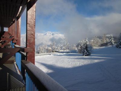 Location au ski Studio coin montagne 5 personnes (407) - Résidence Pierra Menta - Les Arcs - Extérieur hiver