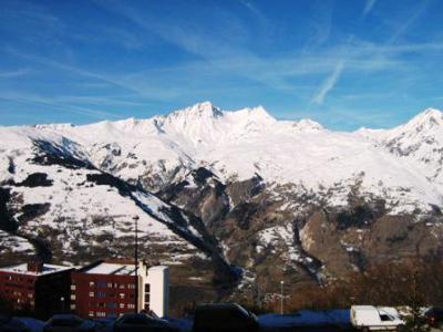 Vacances en montagne Studio mezzanine 3 personnes - Résidence Pierre Blanche - Les Arcs - Extérieur hiver