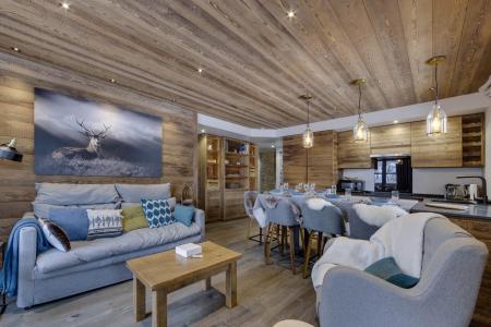 Rent in ski resort 4 room apartment 6 people (551) - Résidence Refuge du Montagnard - Les Arcs - Living room