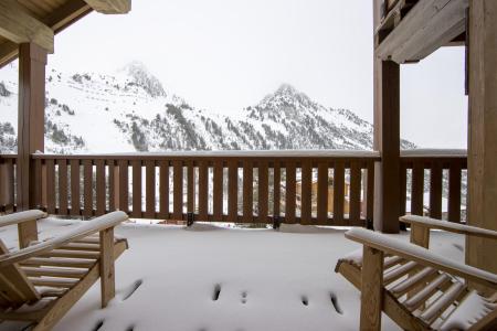 Rent in ski resort 4 room apartment 6 people (551) - Résidence Refuge du Montagnard - Les Arcs - Terrace