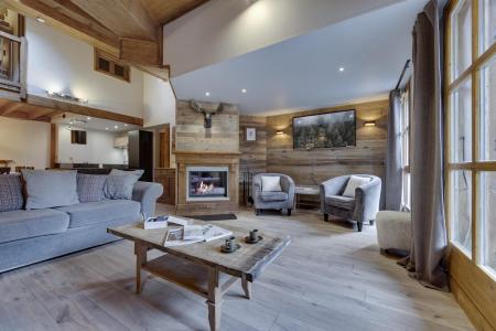 Rent in ski resort 5 room apartment 10 people (759) - Résidence Refuge du Montagnard - Les Arcs - Living room