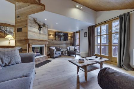 Rent in ski resort 5 room apartment 10 people (759) - Résidence Refuge du Montagnard - Les Arcs - Living room