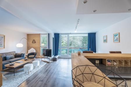 Skiverleih 3-Zimmer-Holzhütte für 6-8 Personen (34) - Résidence Vaugella - Les Arcs - Wohnzimmer