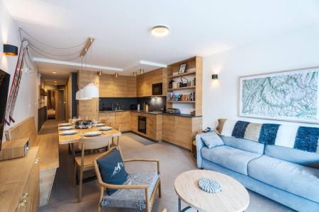 Ski verhuur Appartement 4 kamers bergnis 8 personen (25) - Résidence Vaugella - Les Arcs - Woonkamer