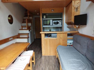 Rent in ski resort Studio mezzanine 5 people (308) - Résidence Vogel - Les Arcs - Living room