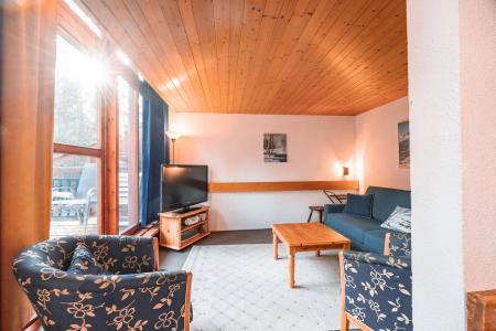 Skiverleih Wohnung 4 Mezzanine Zimmer 6 Leute (207) - Résidence Vogel - Les Arcs - Wohnzimmer