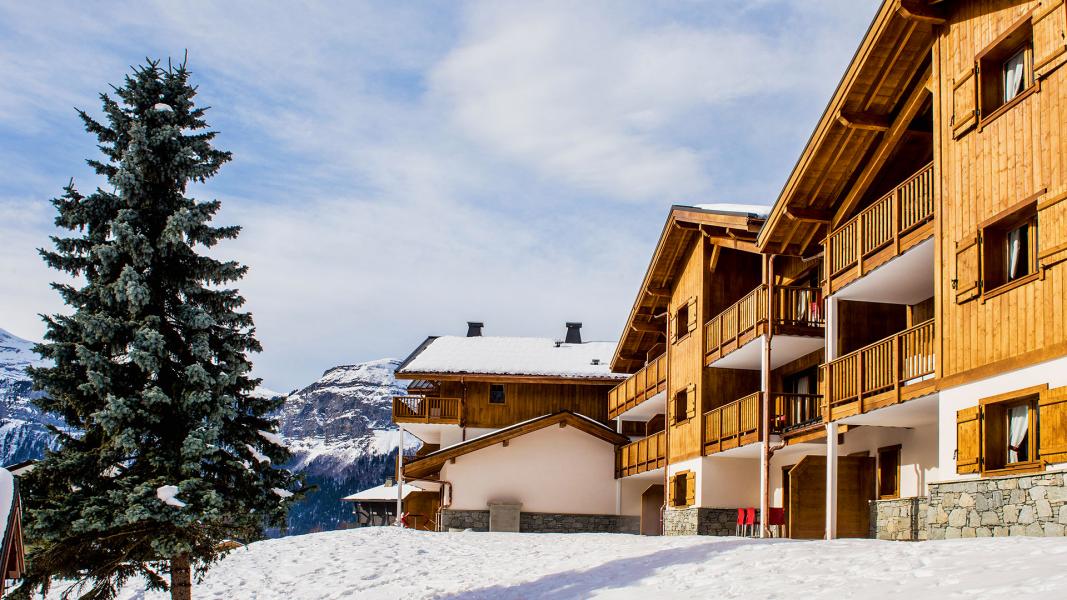 Location au ski Résidence CGH Boutique Léana - Les Carroz - Extérieur hiver