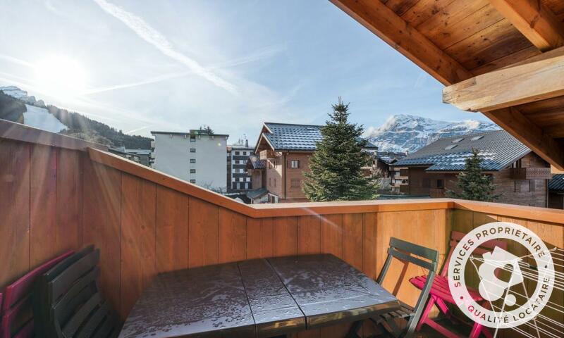 Ski verhuur Appartement 4 kamers 8 personen (Sélection -3) - Résidence les Fermes du Soleil - Maeva Home - Les Carroz - Buiten winter